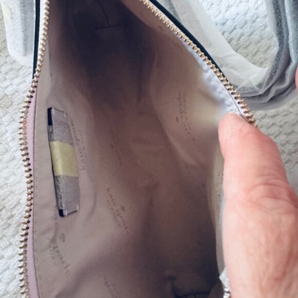 NWT Kate Spade Sadie Crossbody Saffiano Leather Pastel Lavender Purple $259 - Picture 6 of 6